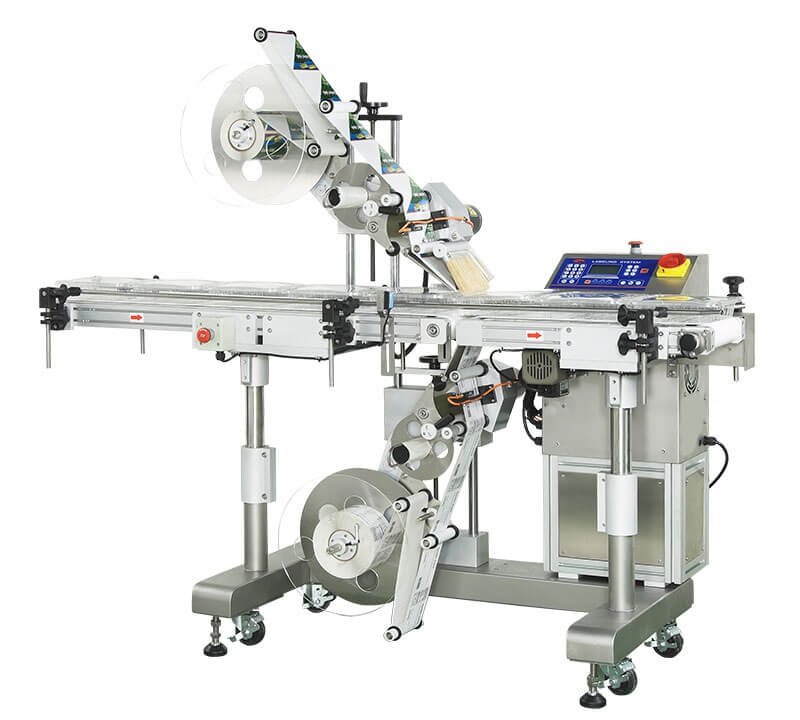 TOP AND BOTTOM LABELLING MACHINE